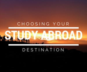 Choosing Your Study Abroad Destination - UVM Bored