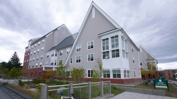 exterior of university heights buildings