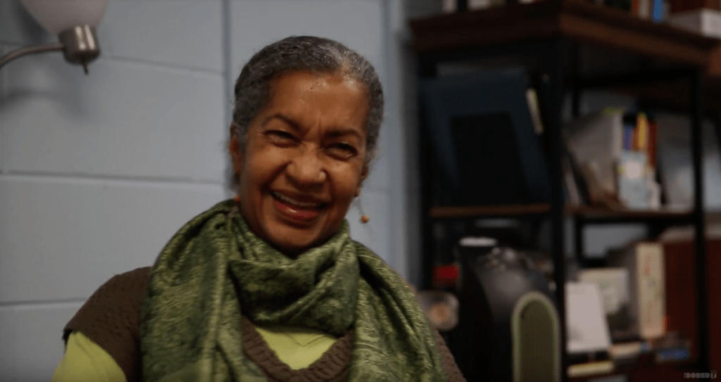 Beverly Colston smiling at the carera