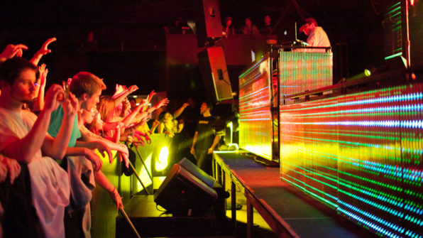 people enjoying a concert at higher ground