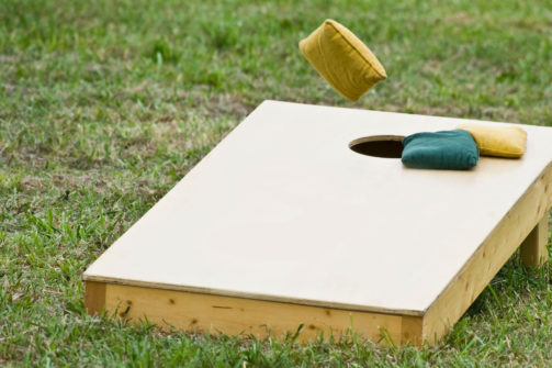 thumbnail for Drop-in Yard Games: Cornhole and Spikeball