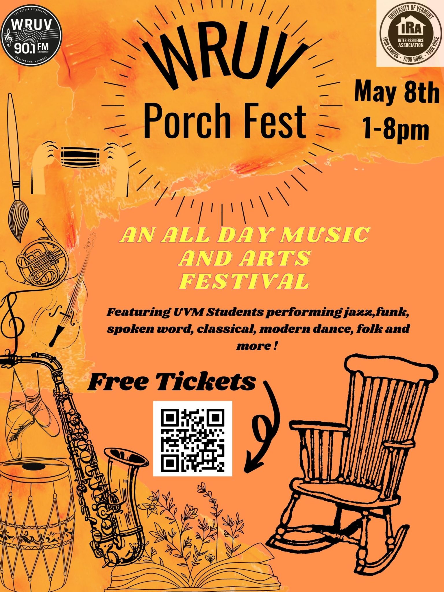 1st Annual WRUV Porch Fest UVM Bored