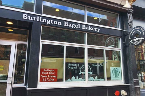burlington bagel bakery storefront