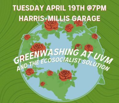 thumbnail for Greenwashing at UVM and the Ecosocialist Solution