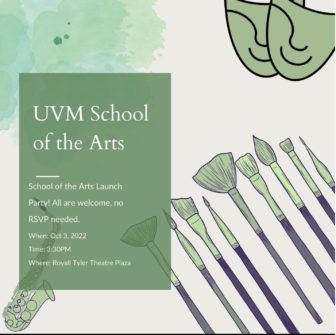 thumbnail for UVM School of the Arts Launch Party