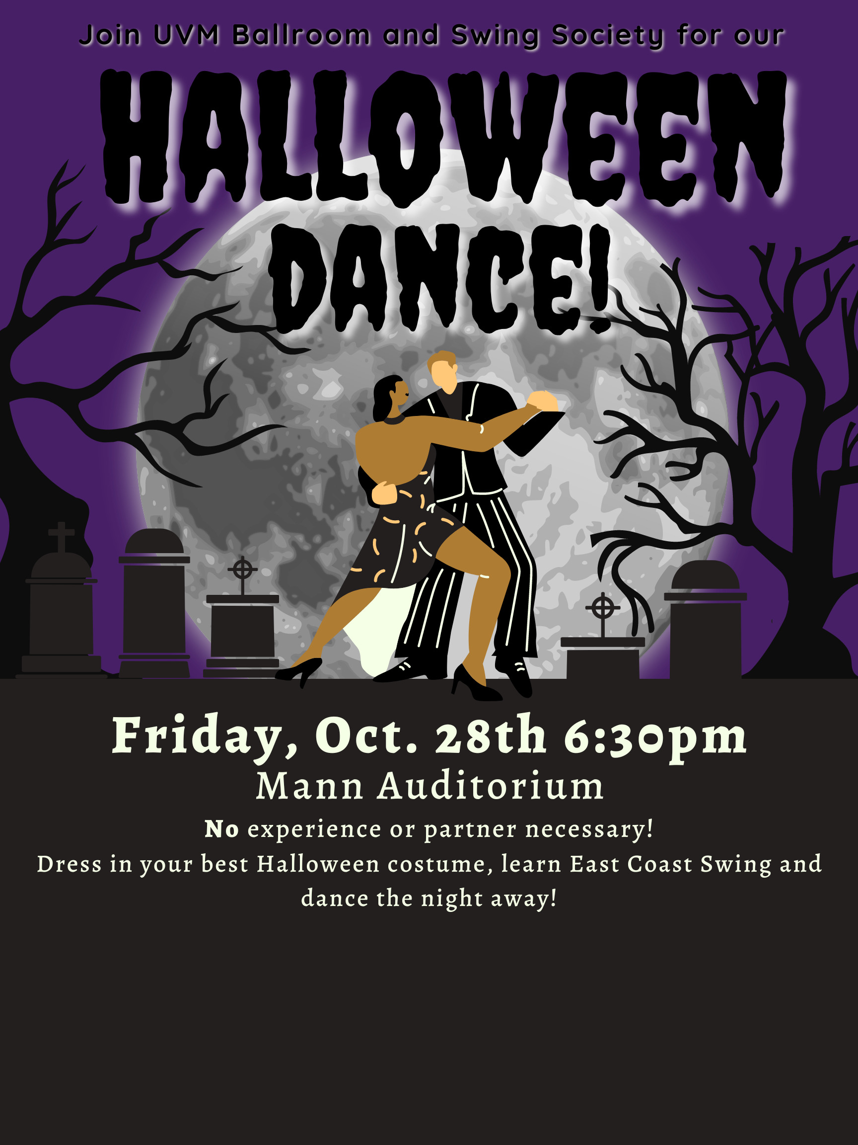 Ballroom and Swing HALLOWEEN Dance! - UVM Bored