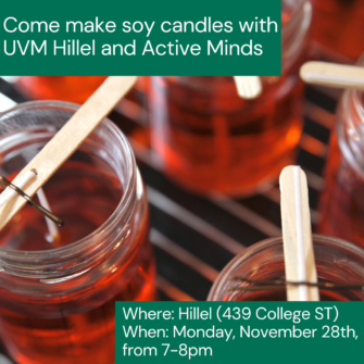 thumbnail for Active Minds and UVM Hillel Candle Making