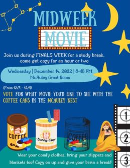 graphic for the midweek movie.