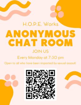 thumbnail for HOPEworks Anonymous Online Chat Group