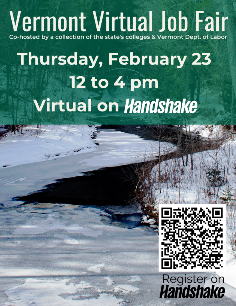 Vermont Virtual Job Fair UVM Bored