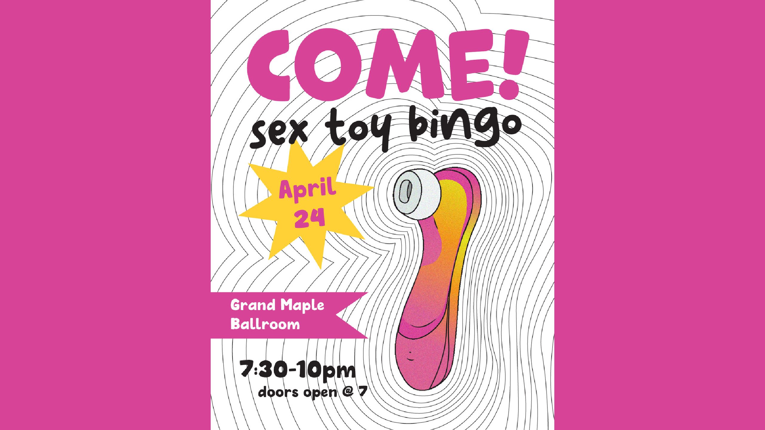 Sex Toy Bingo UVM Bored