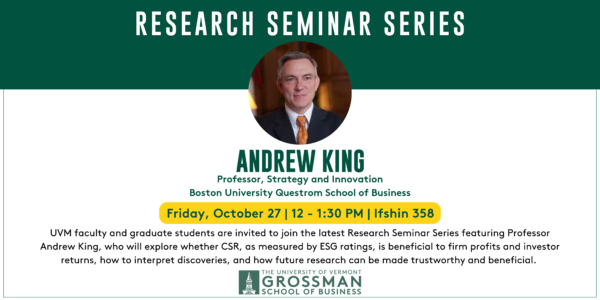 thumbnail for Grossman School of Business Research Seminar Series
