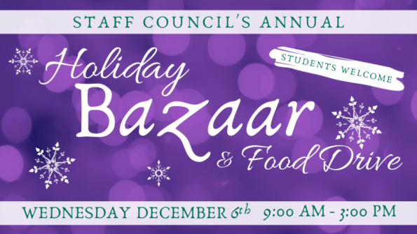 thumbnail for STAFF COUNCIL ANNUAL HOLIDAY BAZAAR