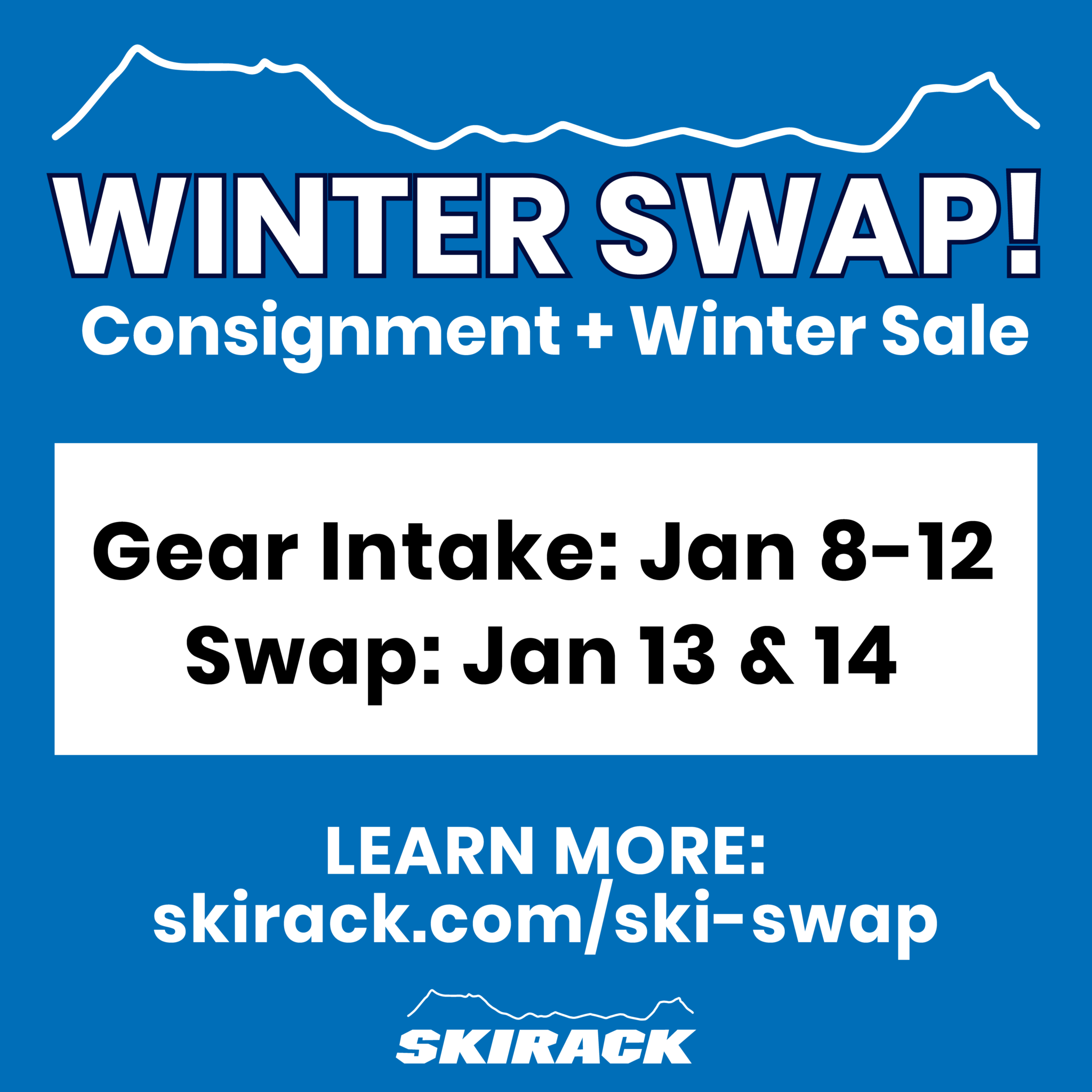 Skirack's Winter Swap is BACK! UVM Bored