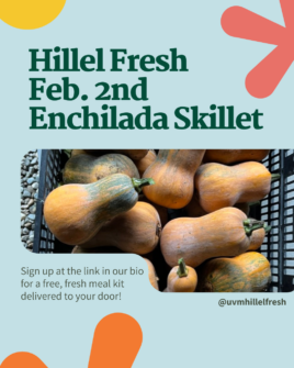 thumbnail for UVM Hillel Fresh – Free Meal!