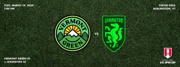 thumbnail for VERMONT GREEN FC VS LEXINGTON SC