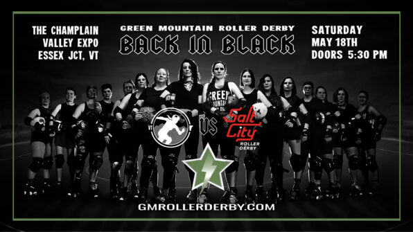 thumbnail for Green Mountain Roller Derby Back in Black Bout