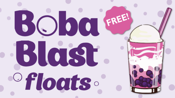 thumbnail for Free Boba Blast Floats in the Davis Center