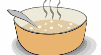 clip art of simmering soup